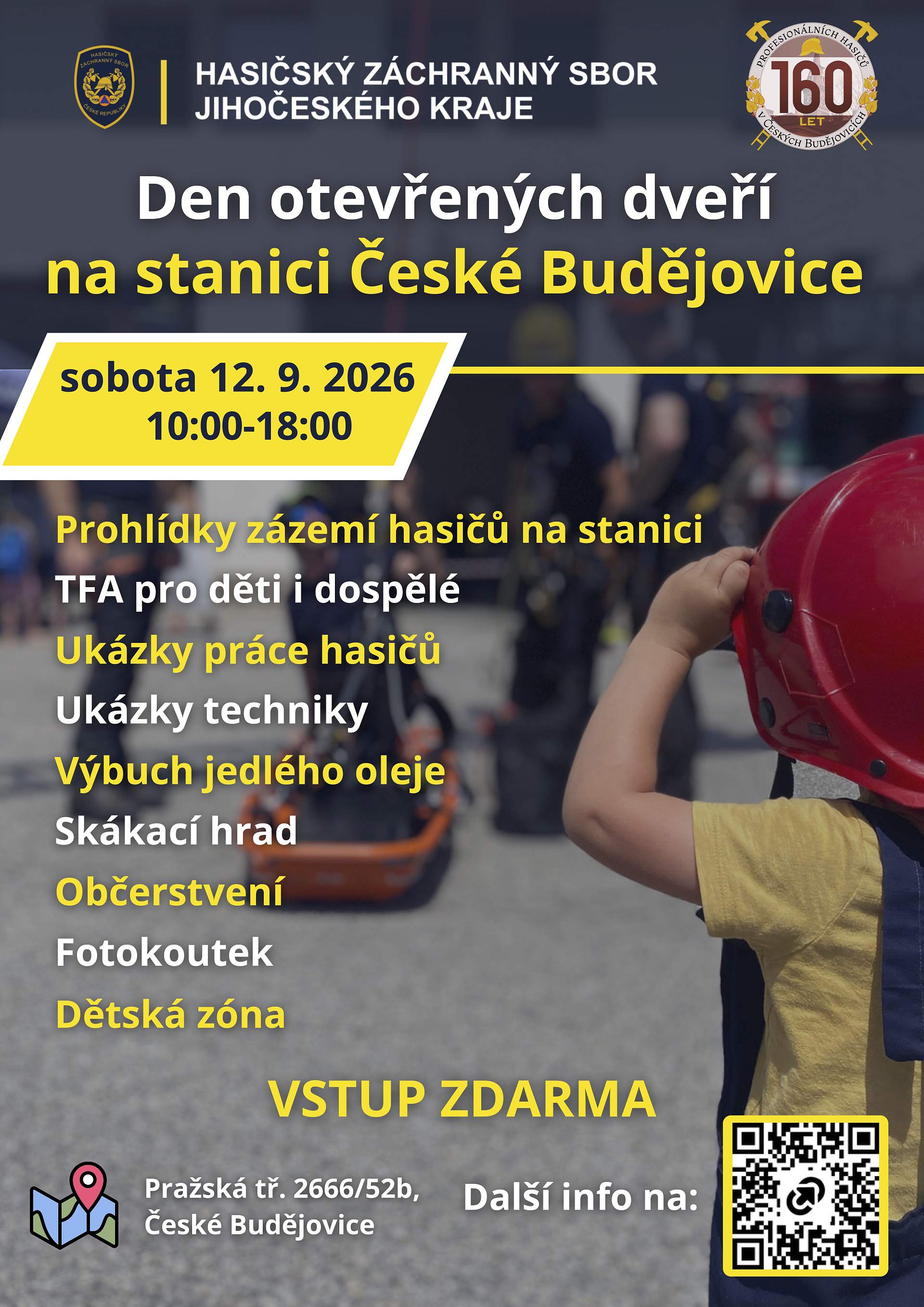 Den otevřených dveří HZS v Českých Budějovicích